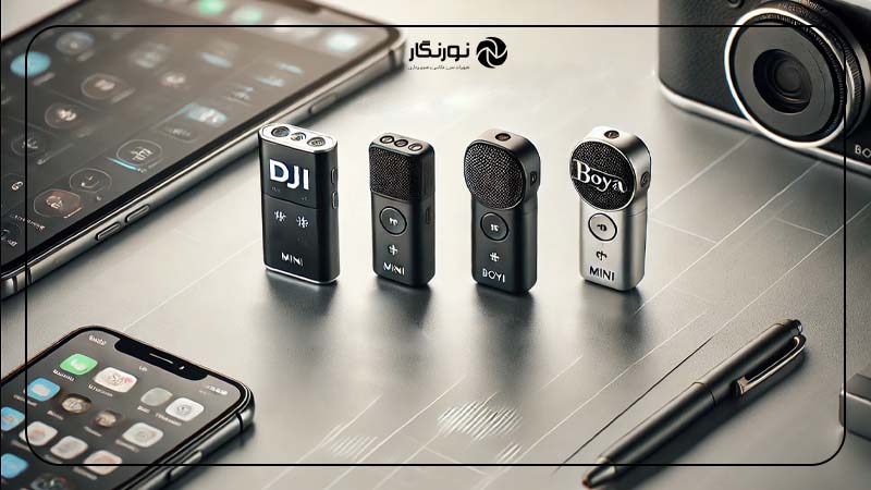 معرفی میکروفون‌های DJI Mic Mini، Hollyland LARK M2S و BOYA Mini
