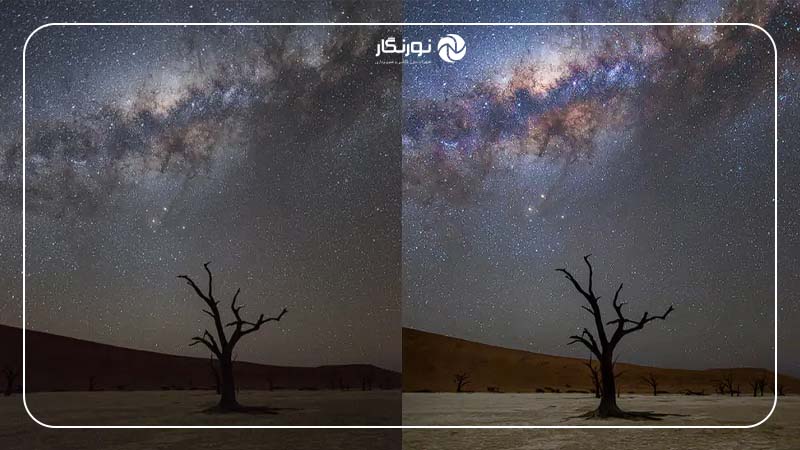 نویز در عکاسی از کهکشان راه شیری
