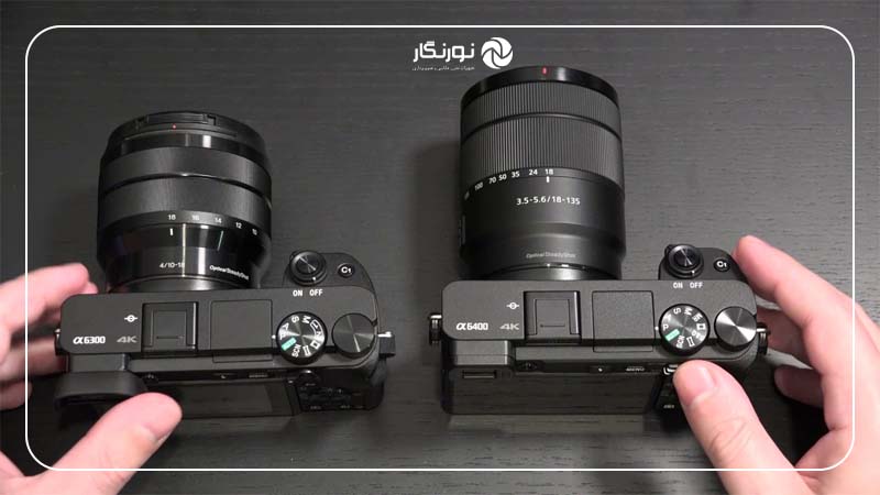 مقایسه دوربین سونی آلفا A6400 با سونی A6300