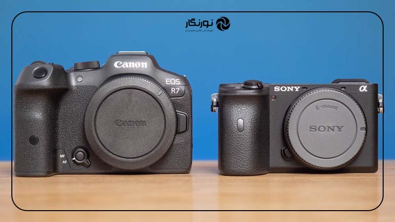 مقایسه نقاط قوت و ضعف دوربین EOS R7 و A6400