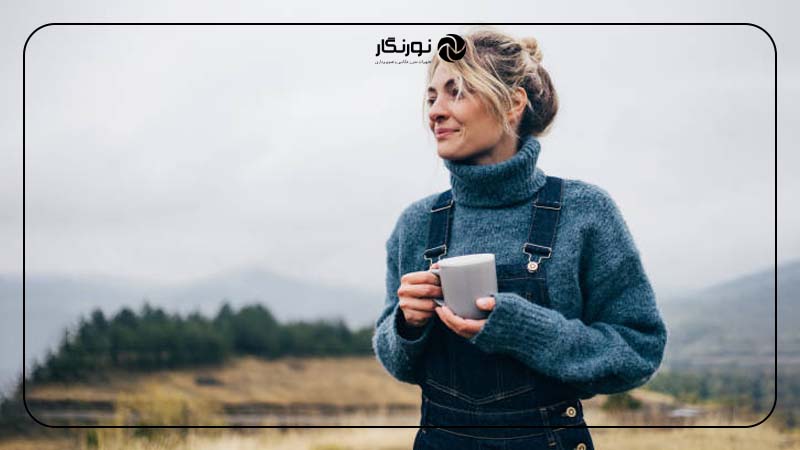 نوشیدن چای یا دوغ محلی در طبیعت