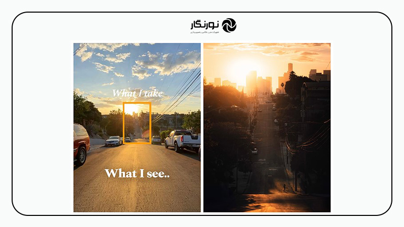 ترکیببندی در عکاسی اینستاگرامی