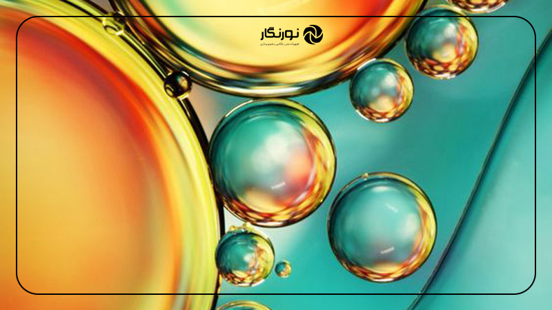 ۵۰ ایده برای عکاسی در خانه؛ روغن داخل آب