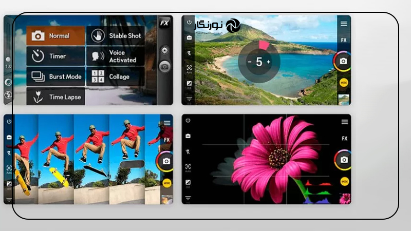اپلیکیشنهای عکاسی حرفهای موبایل ۲۰۲۵ ؛ Camera Zoom FX