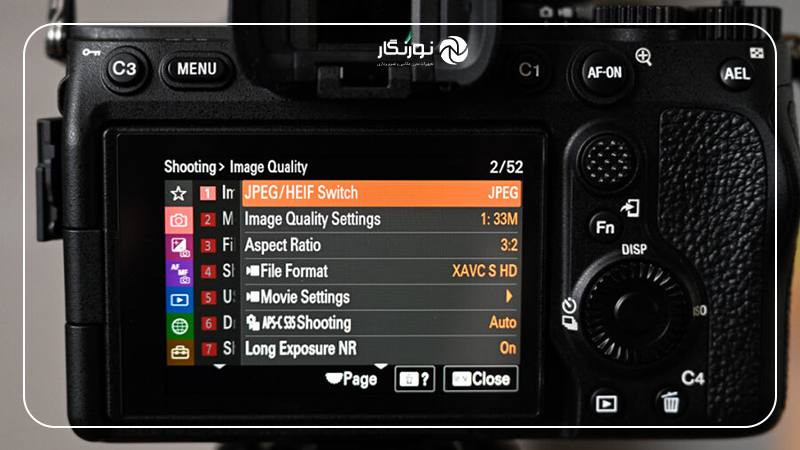 تنظیمات دوربین های بدون آیینه سونی؛ Camera Settings 2