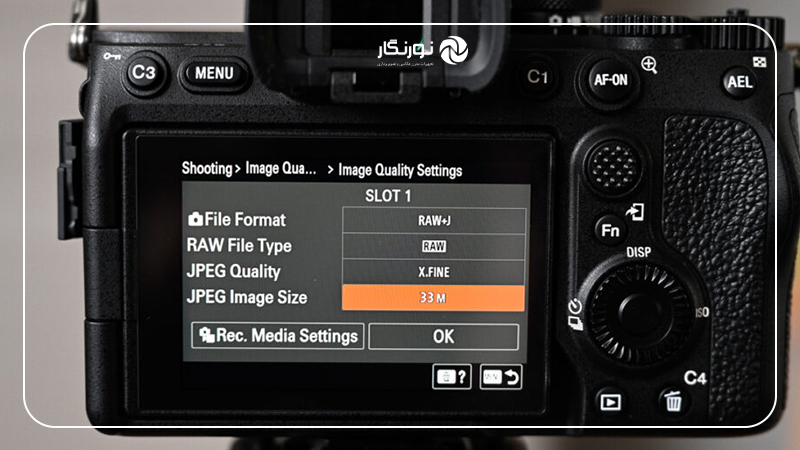 تنظیمات دوربین های بدون آیینه سونی؛ File Format