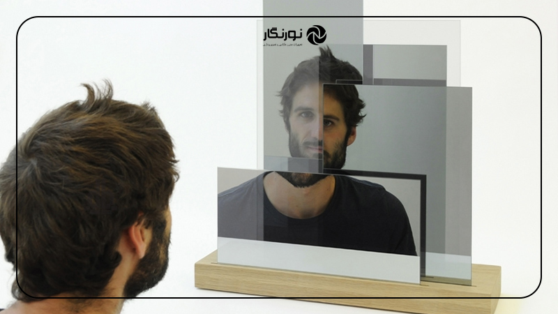 عکاسی با آینه: پرتره چندلایه با آینههای کوچک