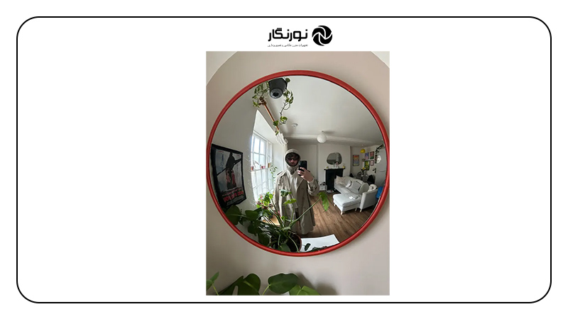 عکاسی با آینه: پرتره محیطی با آینه محدب