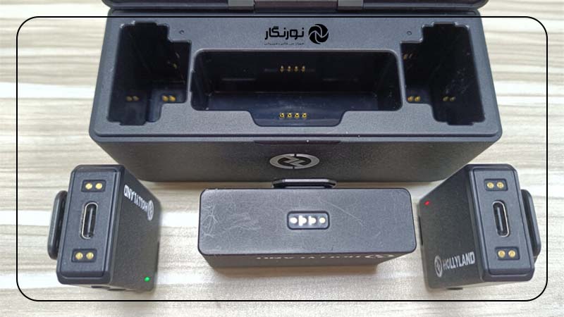 بررسی Hollyland Lark Max؛ باتری و شارژدهی