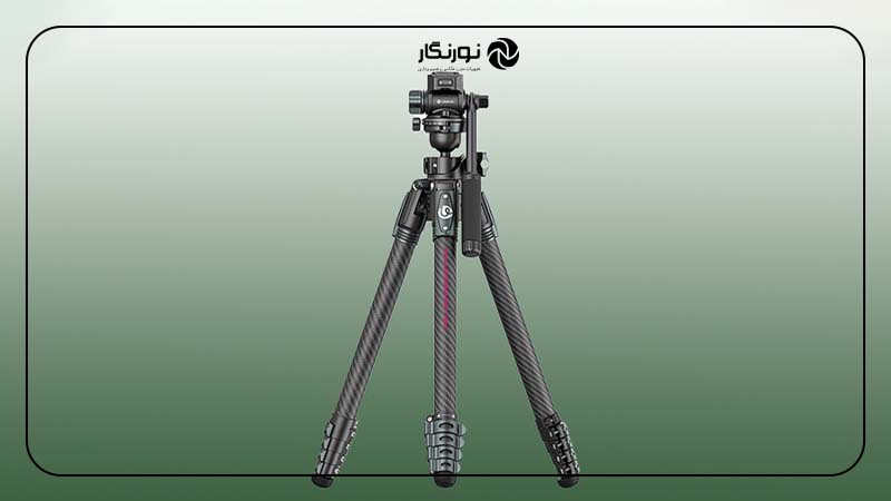 سهپایه Ulanzi JJ06 GlideGo؛ ساختار فیبرکربن؛ مستحکم و سبک