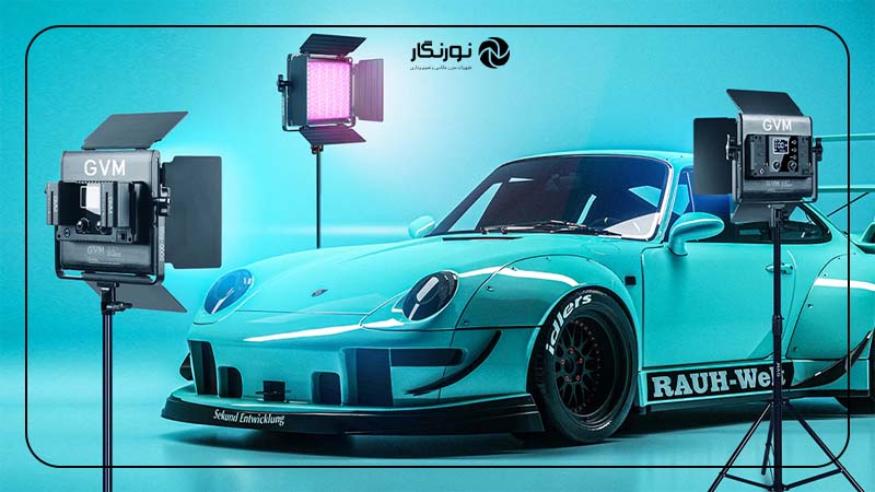 بهترین نورها برای ضبط ویدیو پادکست؛ GVM 800D-RGB