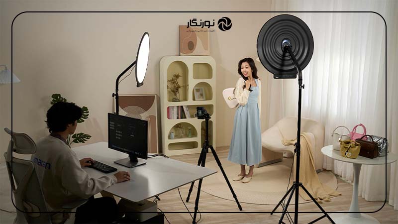 بهترین نورها برای ضبط ویدیو پادکست؛ amaran Verge Max