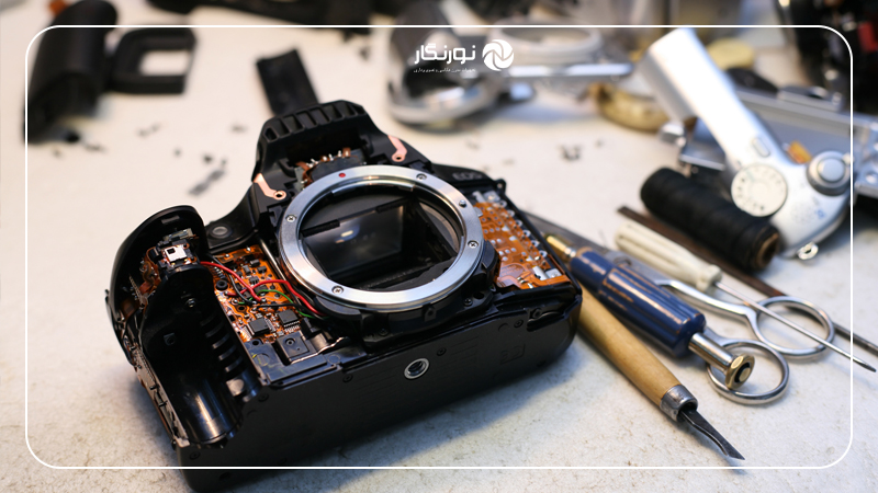 تعمیرگاه فیلمبرداری قدیمی