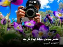 عکس برداری حرفه ای از گل ها؛ 13 نکته کاربردی