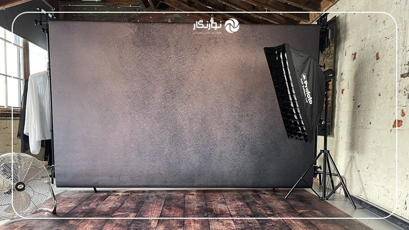 تعیین ابعاد متناسب با فضای عکاسی بکدراپ عکاسی