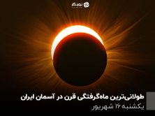 طولانی‌ترین ماه‌گرفتگی قرن در آسمان ایران