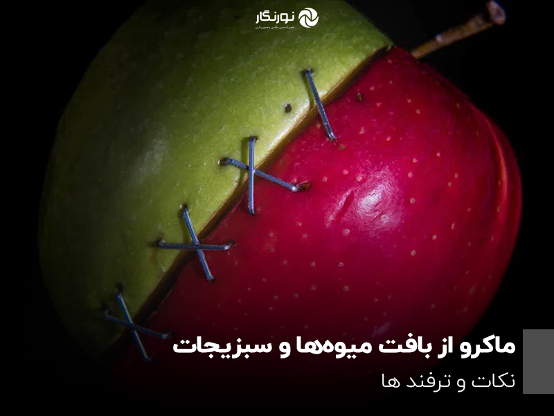 ماکرو از بافت میوهها و سبزیجات؛ نکات و ترفند ها