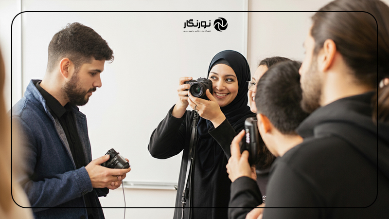 مدرسین و پشتیبانی آموزشگاه عکاسی در قزوین