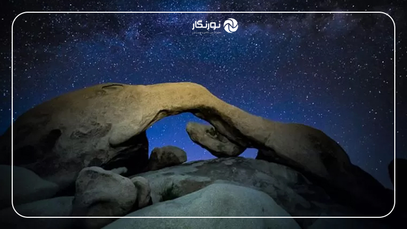 پیدا کردن راه شیری در آسمان شب