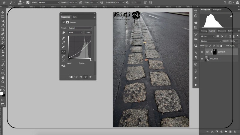تصویر میانی ۴ - چگونه در فتوشاپ نور خیرهکننده را حذف کنیم: راهنمای جامع