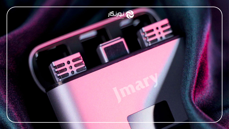 میکروفون یقهای بیسیم جیماری — Jmary MW-15 (Dual Lightning / Type-C)