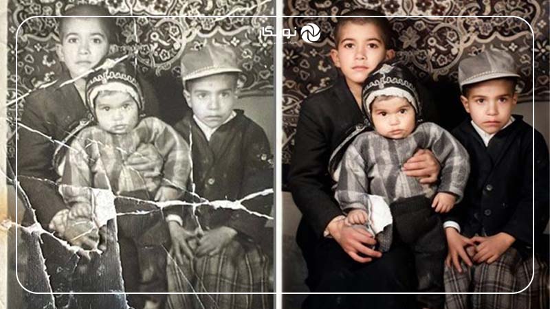 ترمیم خودکار عکس؛ احیای عکس قدیمی