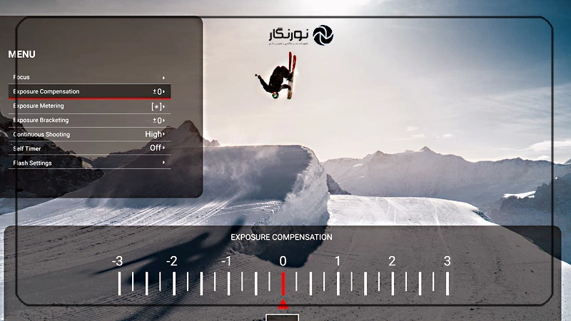 جبران نوردهی: استفاده از کنترل EV