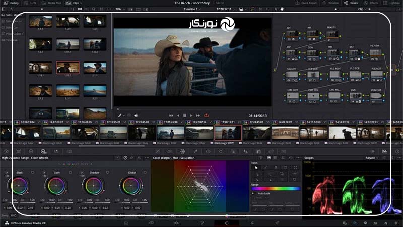 ویرایش ویدئو  DaVinci Resolve روی مک‌های M5