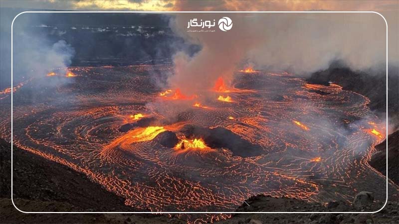 فوران عظیم آتشفشان کیلاویا در هاوایی
