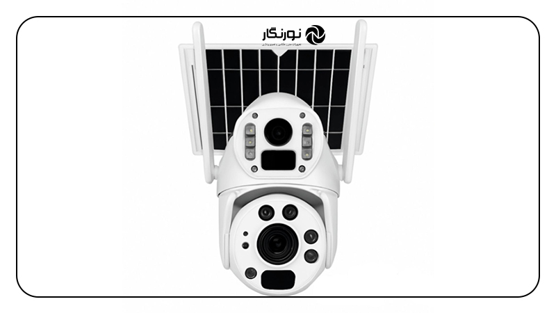 دوربین مداربسته سیم‌کارتی خورشیدی Solar SIM Card 20X Zoom PTZ IP66 Camera