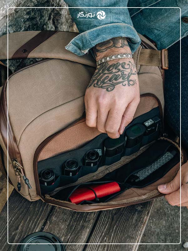 مشخصات فیزیکی و ظرفیت کیف Camera Sling V2 6L