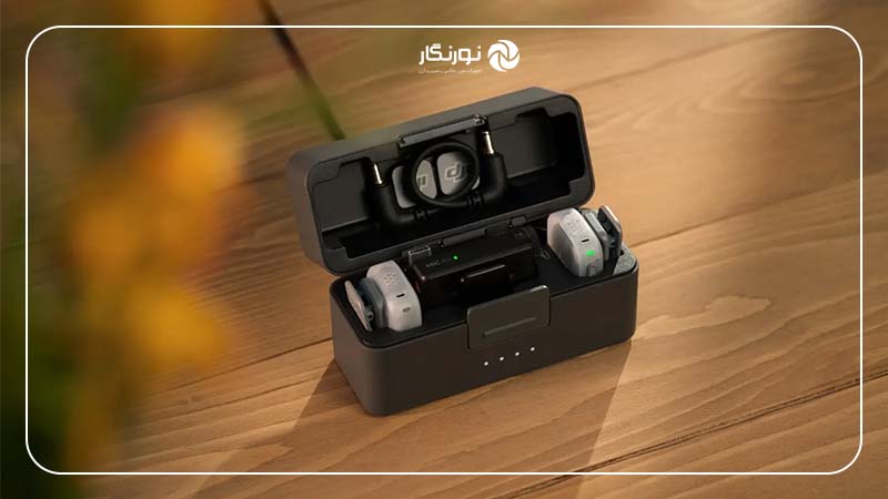 کیت میکروفون بیسیم DJI Mic Mini 2 به همراه کیس شارژ، دو فرستنده و گیرنده