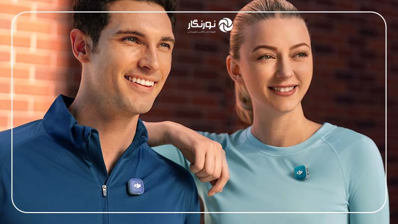 ضبط محتوای دو نفره با میکروفون بیسیم DJI Mic Mini 2