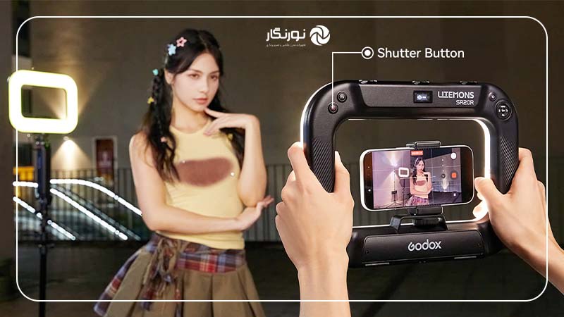کنترل گوشی با پنل Godox LITEMONS SR20R