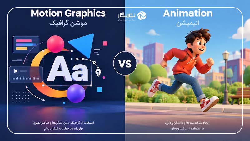 تفاوت موشن گرافی و انیمیشن