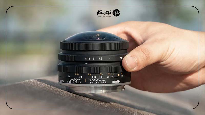 ساختار اپتیکی لنز AstrHori 8mm F2.4