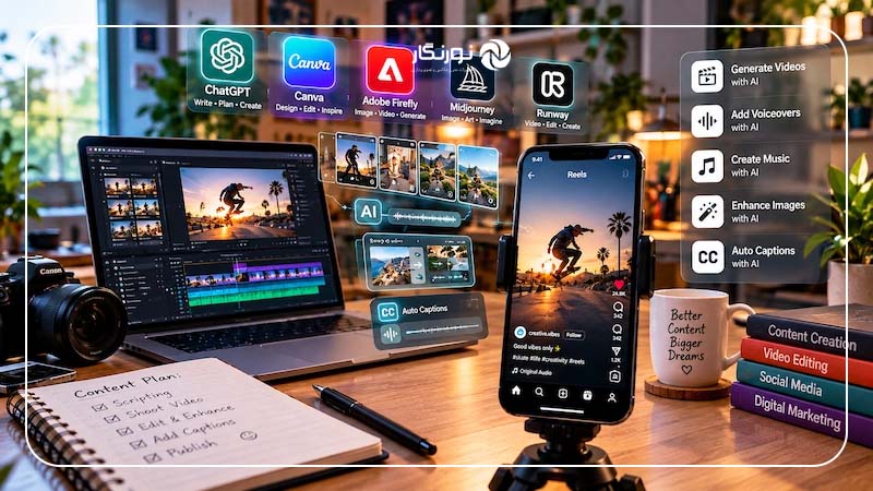 هوش مصنوعی برای ساخت ریلز و محتوای ویدیویی