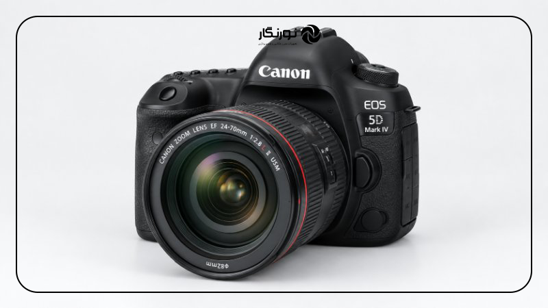 تصویر دوربین عکاسی Canon EOS 5D Mark IV با لنز زوم