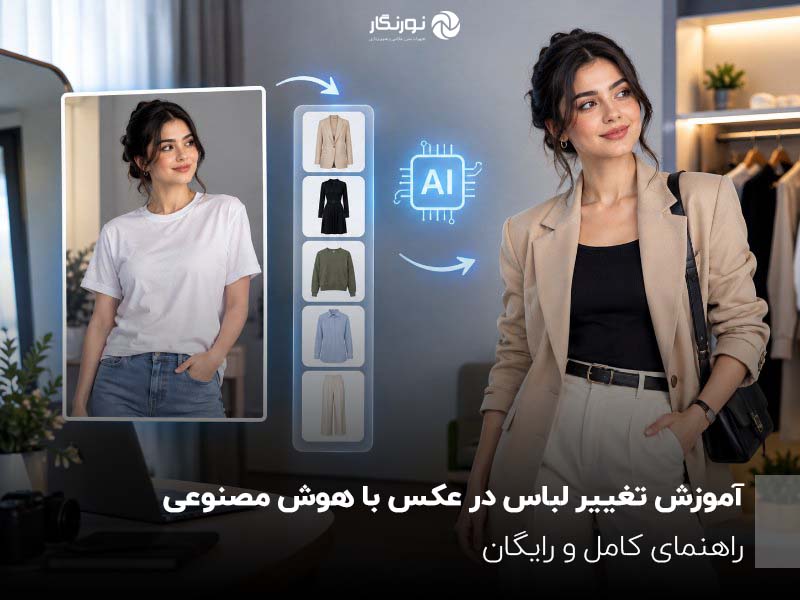 تغییر لباس در عکس با هوش مصنوعی و نمایش استایل جدید بدون تعویض لباس
