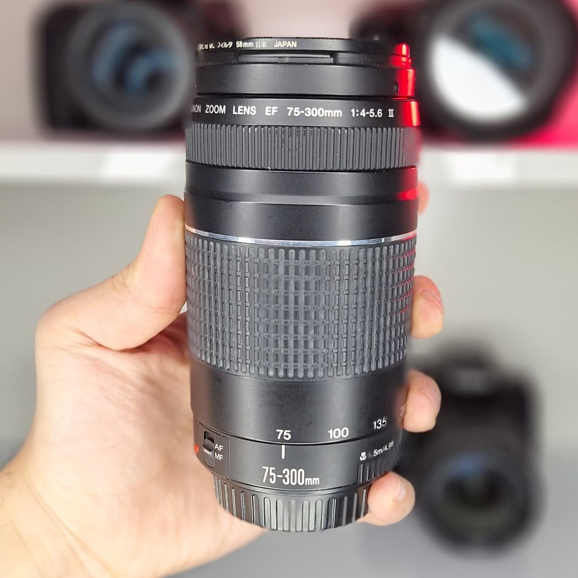 لنز کانن EF 75-300mm f/4-5.6 III USM دست دوم ⭐️ قابل خرید به صورت انلاین و حضوری ، دو روز مهلت تست | امکان خرید نقد و اقساط