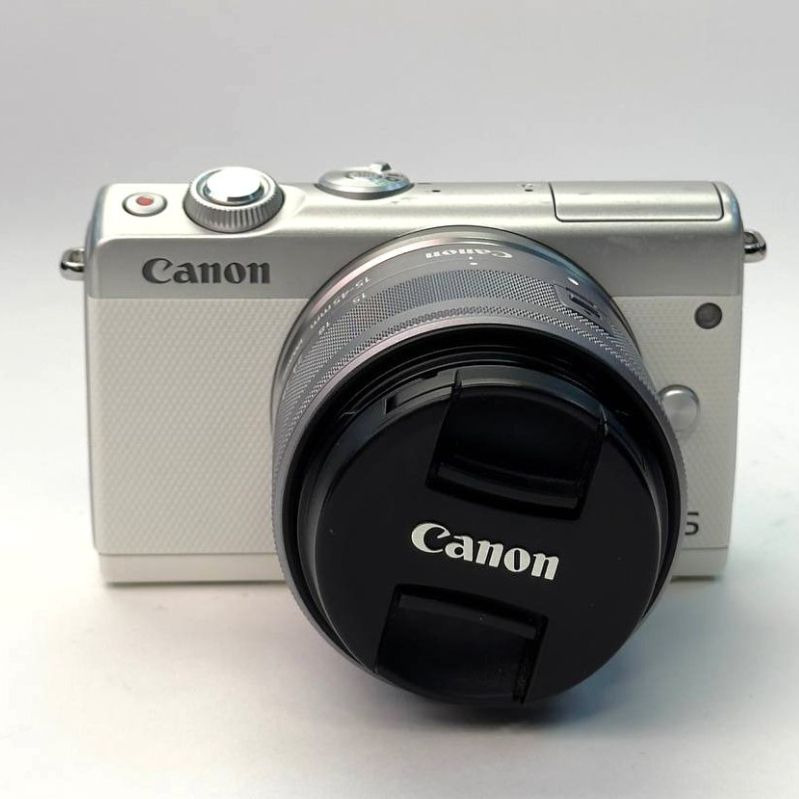 دوربین بدون آینه کانن دست دوم Canon EOS M100 with 15-45mm STM white(جعبه دارد)