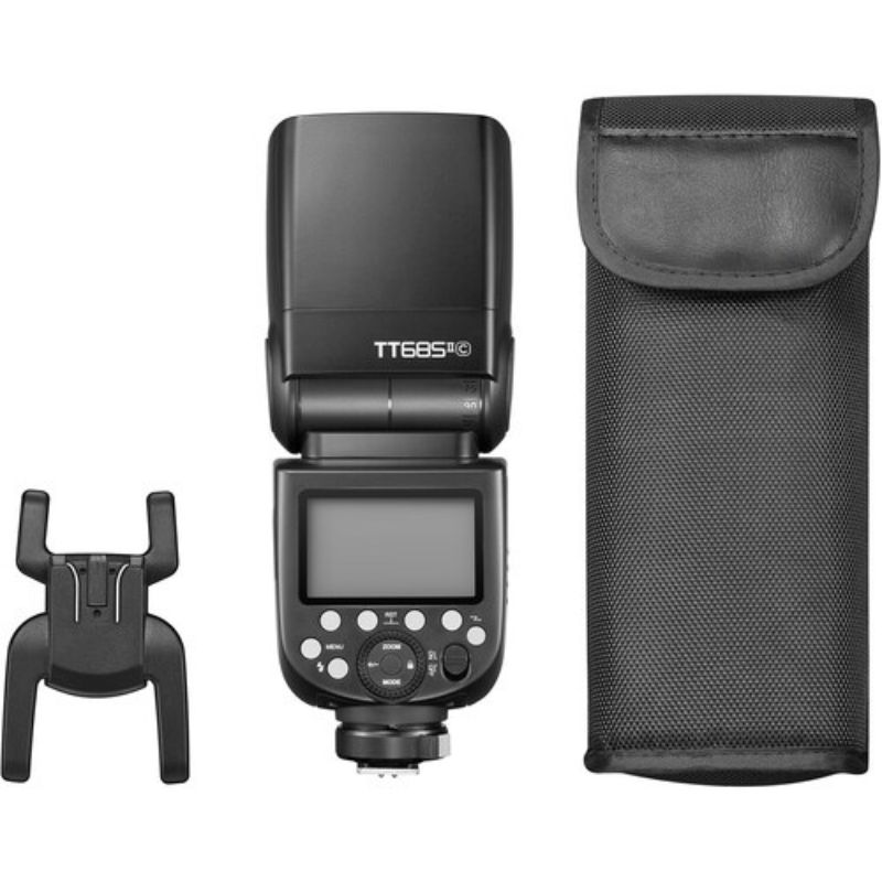 محتوای جعبه فلاش گودکس Godox TT685C II Flash for Canon
