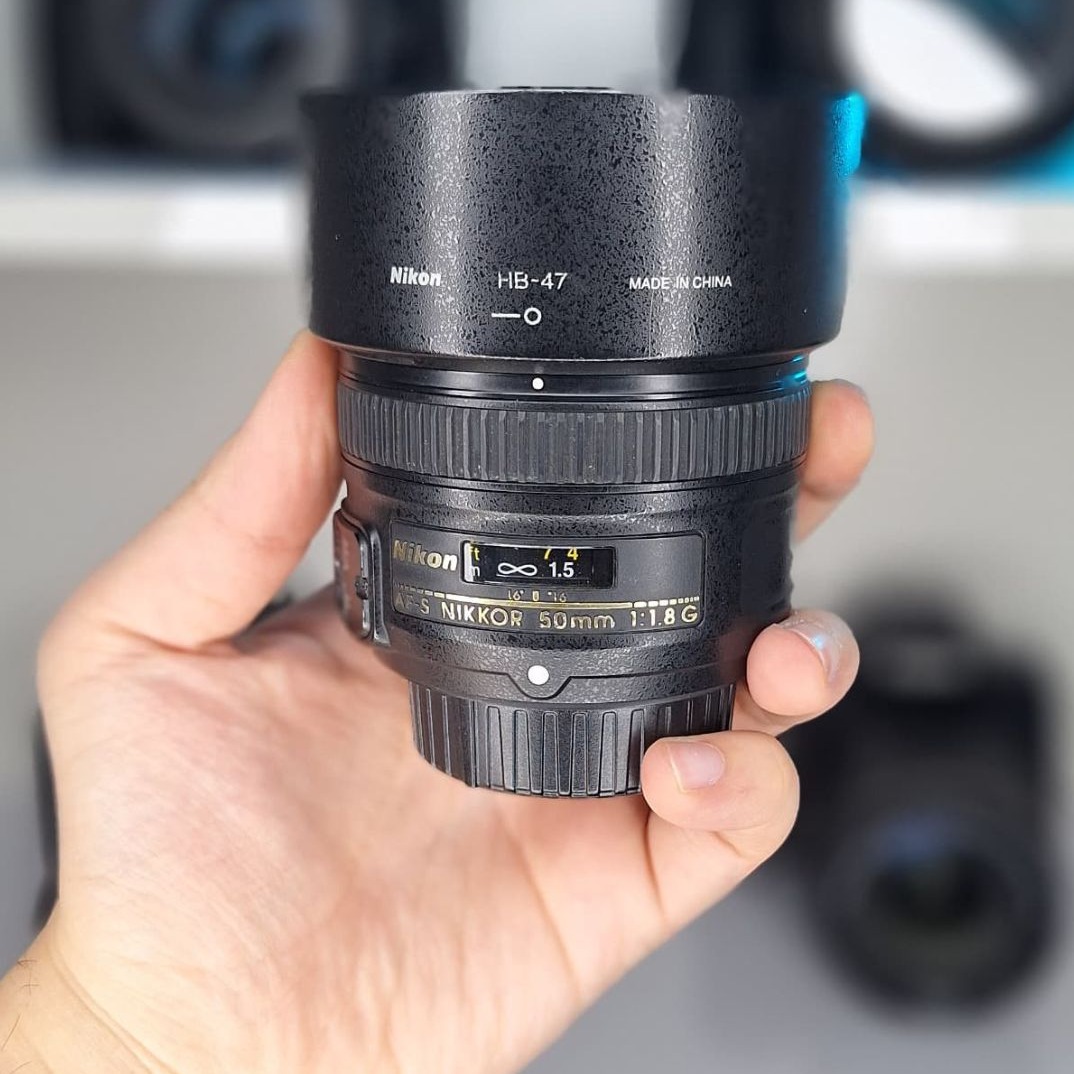لنز نیکون دست دوم Nikon AF-S NIKKOR 50mm f/1.8G (جعبه دارد)