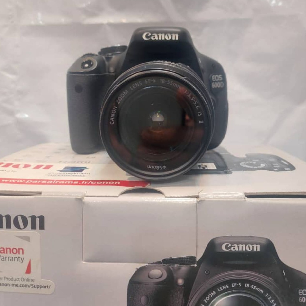 دوربین عکاسی کانن دست دوم Canon EOS 600D Kit 18-55mm f/3.5-5.6 III(33000 شات)