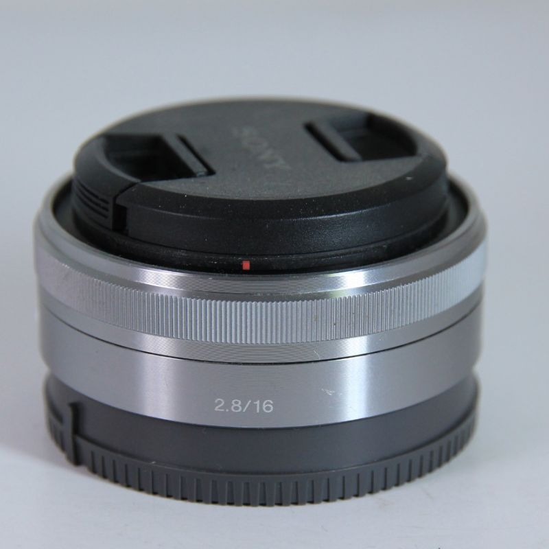 لنز سونی دست دوم Sony E 16mm f/2.8 Lens Silver(جعبه ندارد)