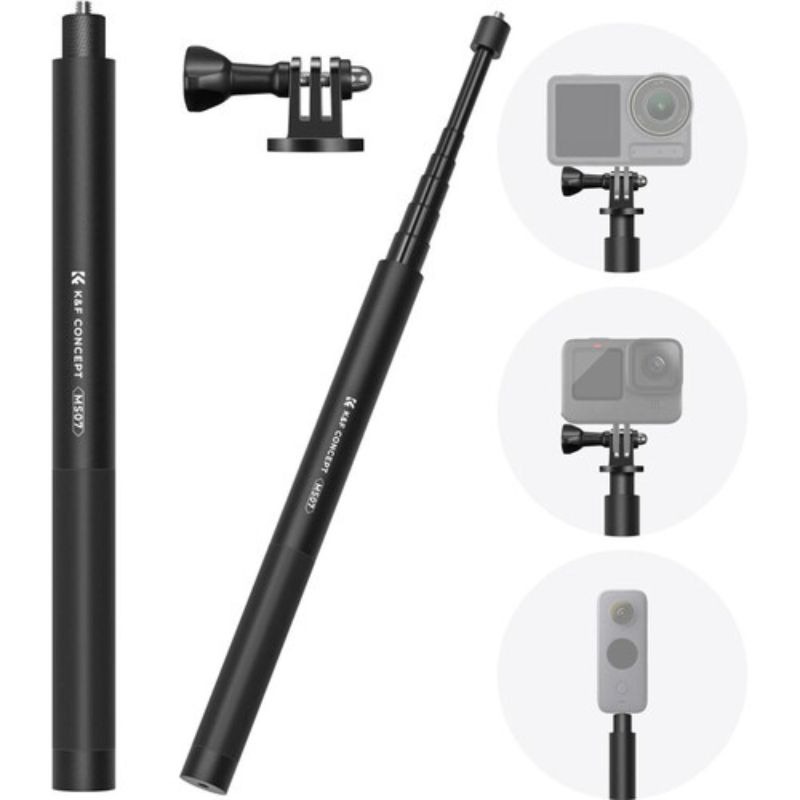 مونوپاد کی اند اف K&F Concept MS07 Invisible Selfie Stick