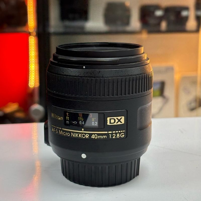 لنز نیکون دست دوم Nikon AF-S DX Micro NIKKOR 40mm f/2.8G(جعبه ندارد)