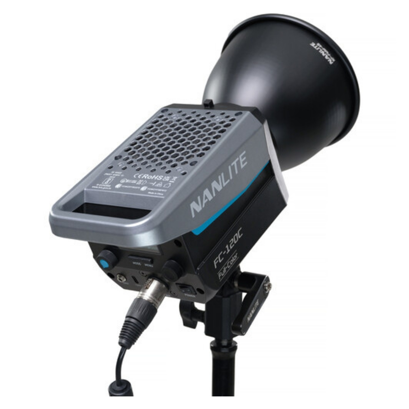 نمای سه رخ از پشت / ویدیو لایت نانلایت Nanlite Video Light FC-120C