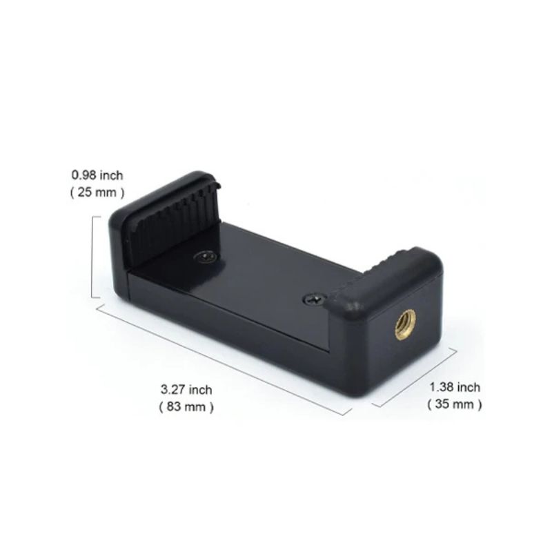 ابعاد گیره نگهدارنده مونوپاد TE266 Monopod holder clip