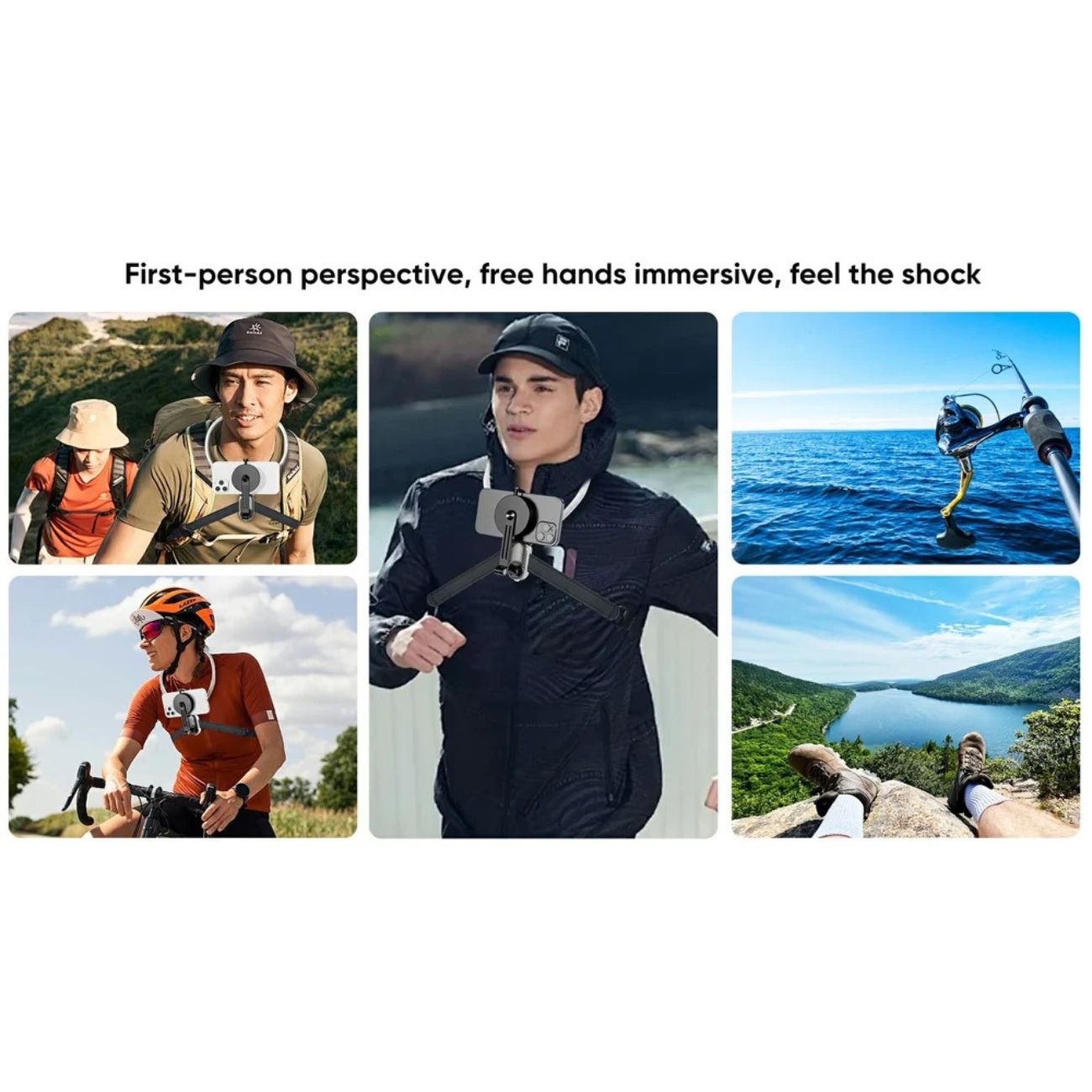 عکس روبرو هولدر گردنی موبایل دریم لایت Dream light SCS-NH001 Neck Phone Holder